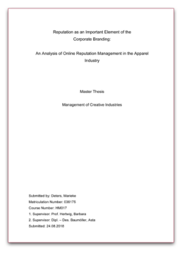 Reputation management thesis picture